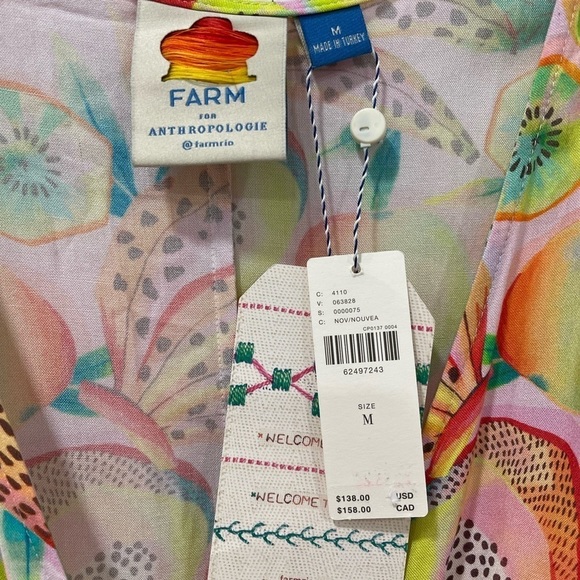 Farm Rio Rainforest Fruit Wrap Blouse - Picture 3 of 5